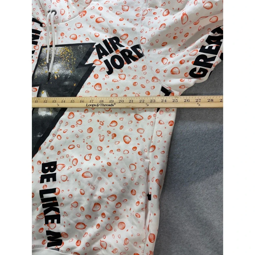 Jordan Gatorade Be Like Mike Hoodie White Orange AH7913-100 XL - Picture 7 of 11